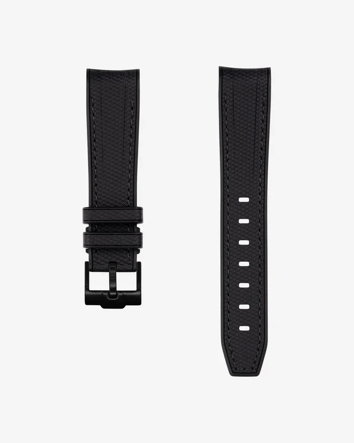 Pulseira de borracha Curva Premium - Preta