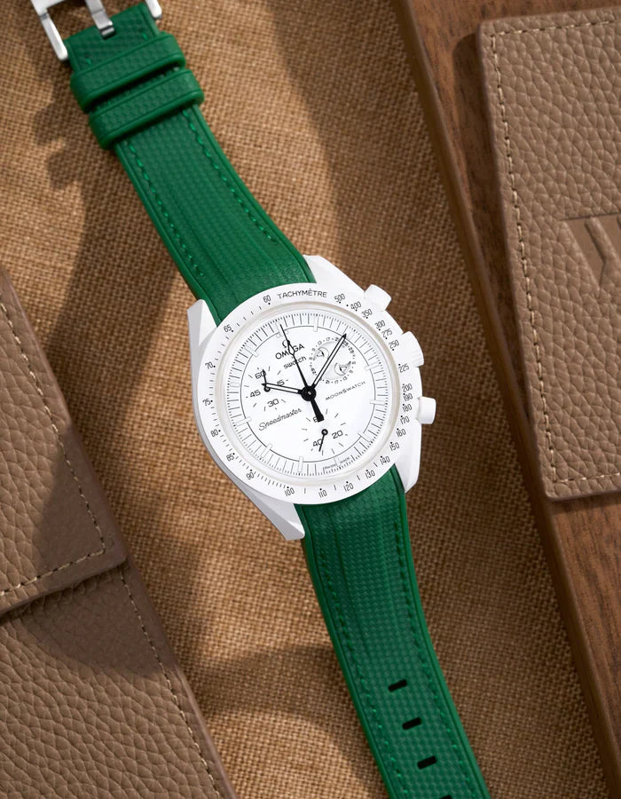 Pulseira de Borracha Curva Premium - Verde