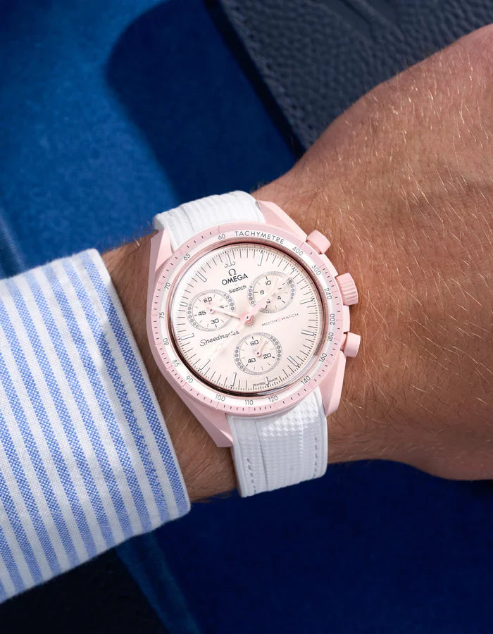 Pulseira de Borracha Curva Premium - Branca