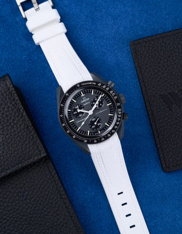 Pulseira de Borracha Curva Premium - Branca