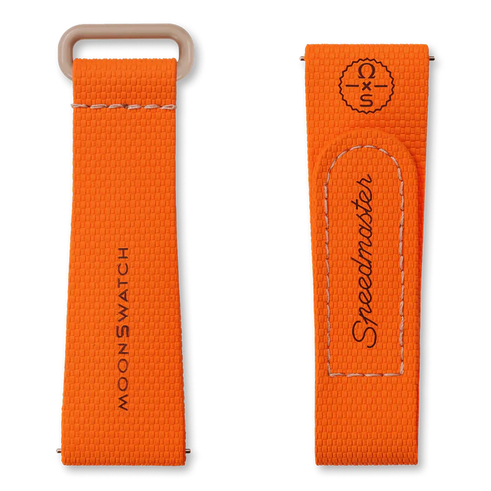 MOONSWATCH LARANJA/BORRACHA DE AREIA