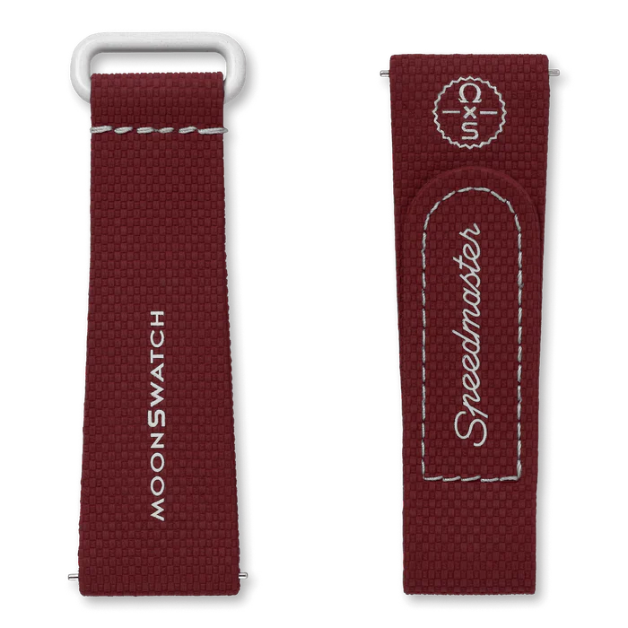 MOONSWATCH BORDEAUX/CINZA BORRACHA CLARO