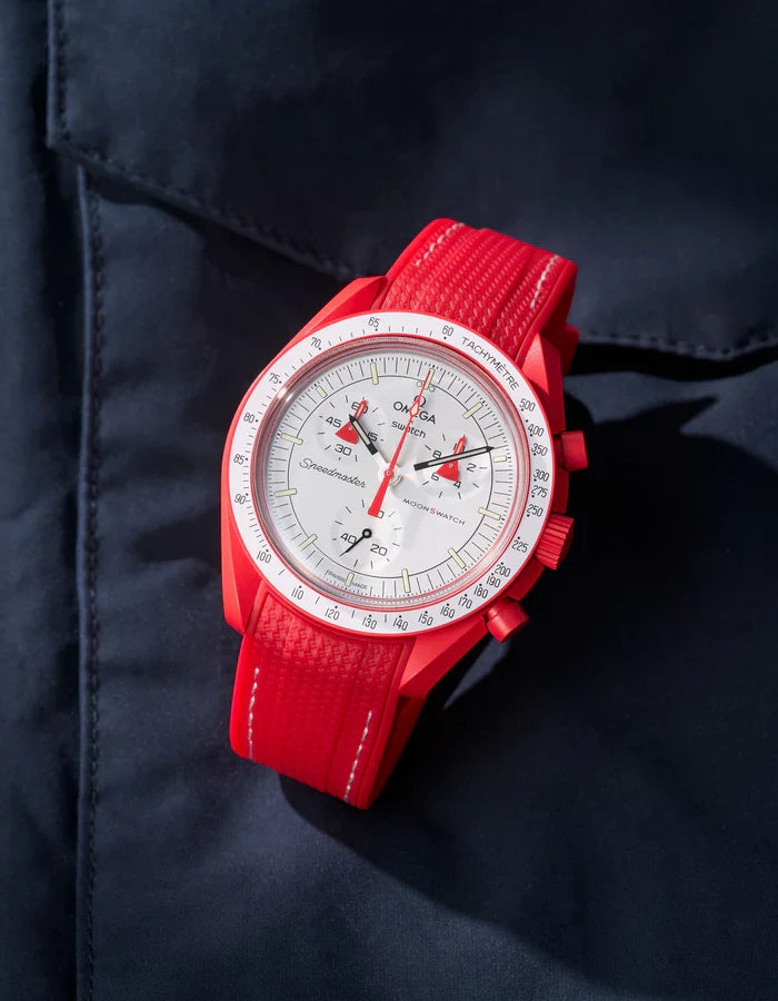 Pulseira de Borracha Curva Premium - Vermelha