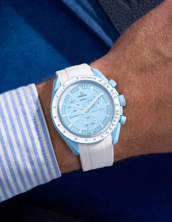 Pulseira de Borracha Curva - Branca