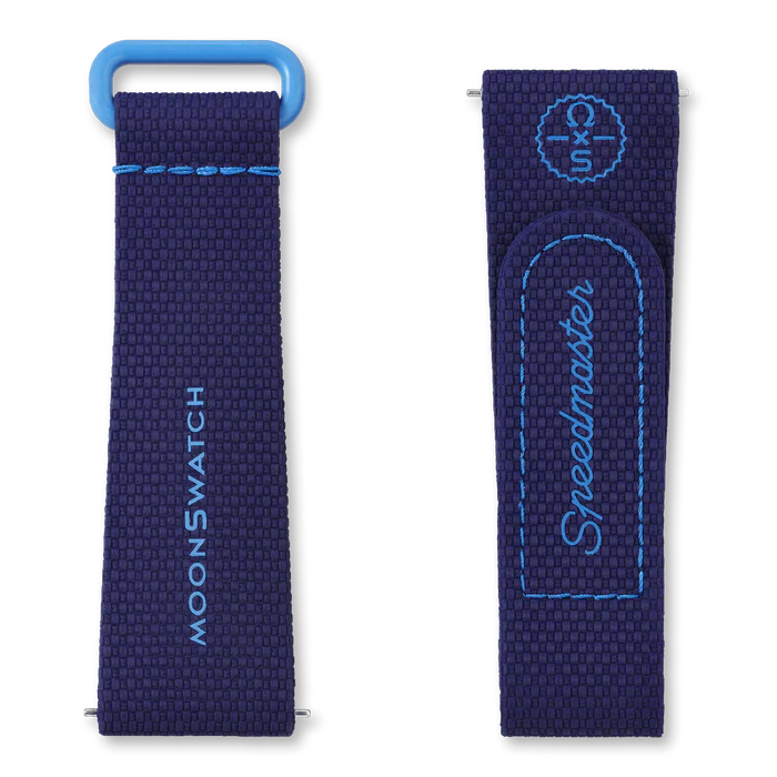 MOONSWATCH AZUL MARINHO/BORRACHA AZUL